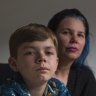 Cylas Livanes and his mum Tianni Becker. 