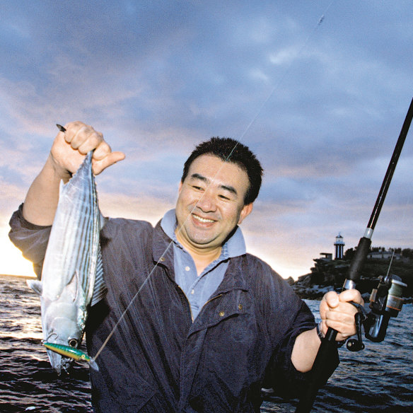 Closing his Sydney restaurant will give Tetsuya Wakuda (pictured here in 1998) more time for fishing.