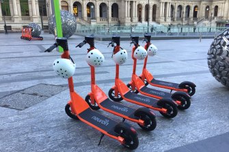 Neuron is starting a trial of extra safety technology on its scooters in Brisbane.
