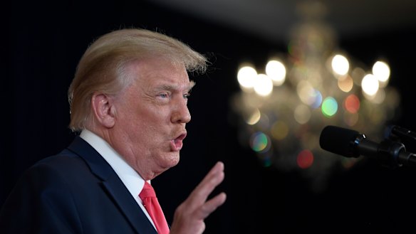 US President Donald Trump has a history of promoting conspiracies about his political opponents' eligibility to serve as president.