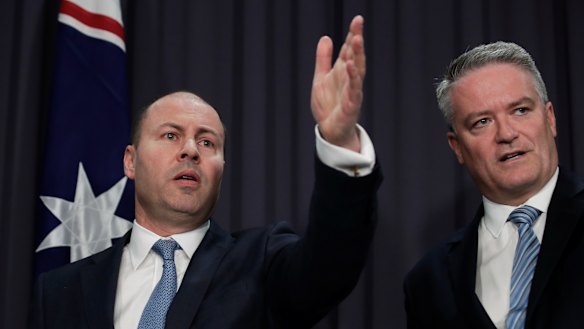 Treasurer Josh Frydenberg and Minister for Finance Mathias Cormann will oversee the largest budget deficit in history on Tuesday, with more red ink to follow over coming years.