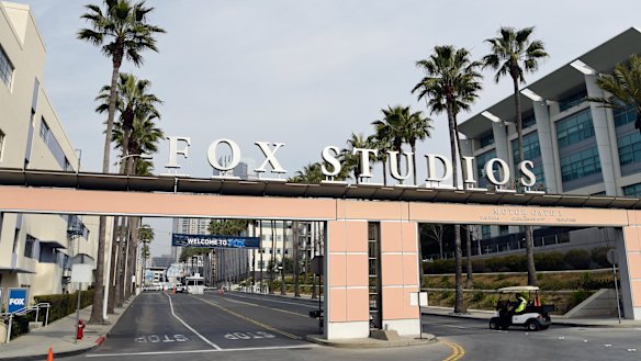 'He's been super low profile': Lachlan Murdoch drives a pick-up truck to his office at the Fox lot in Los Angeles.  