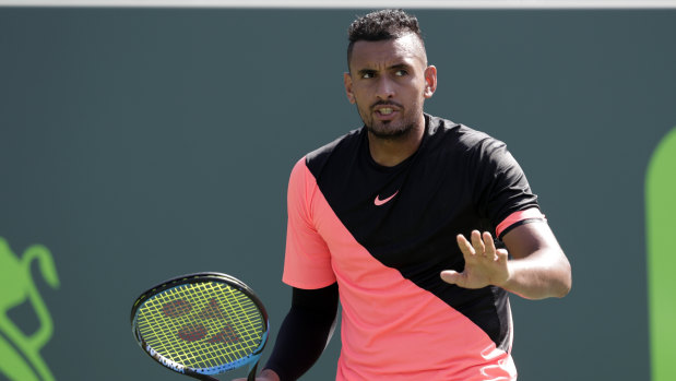 Nick Kyrgios is back in Canberra.