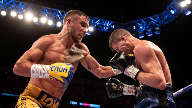 Vasyl Lomachenko, left, is considered one of the best pound-for-pound fighters in the world.