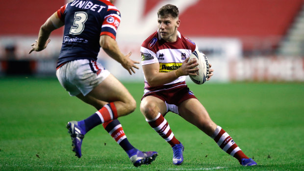 Target: Wigan halfback George Williams is on Canberra's radar for the 2020 season.