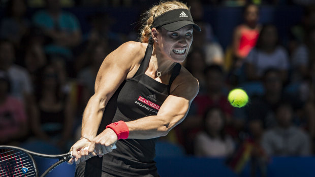 Angelique Kerber of Germany beat Garbiñe Muguruza, and ended a five-match losing streak to the Spaniard.