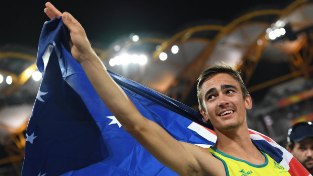 Brandon Starc after his landmark gold medal win.