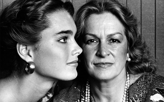 Brooke with her mother, Teri, in 1973.