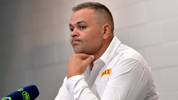From bad to worse ... Broncos coach Anthony Seibold has endured a shocking year.