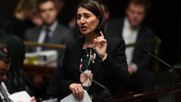 NSW Premier Gladys Berejiklian voted against an amendment proposed by her Attorney General.