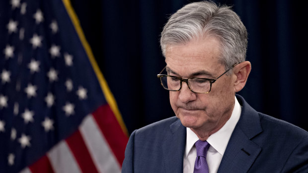 Don't get too excited: Jerome Powell after the Fed's rate cut decision overnight.