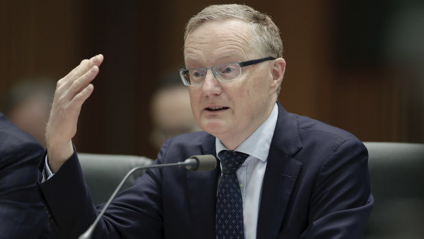 RBA governor Philip Lowe has released economic forecasts starkly lower than those used by Treasury to underpin the budget and the government's promised surplus.