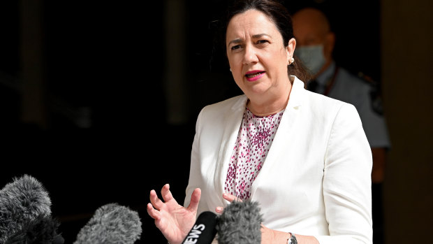 Queensland Premier Annastacia Palaszczuk pushed the federal government to release its figures regarding the rollout of COVID vaccine.