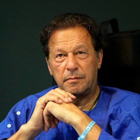 Former Pakistani prime minister Imran Khan in November 2022.