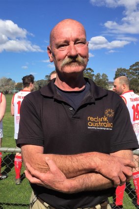 Reclink high-density housing project manager Mark Ransome at the Reclink Community Cup on Sunday.