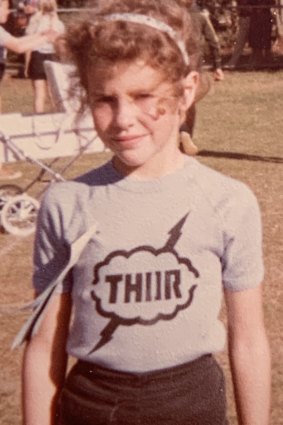 Heidi, aged eight, at her school’s sports day in Brisbane.