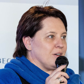 Kerrie Sheaves, President of the Sydney Hills Chamber of Business.