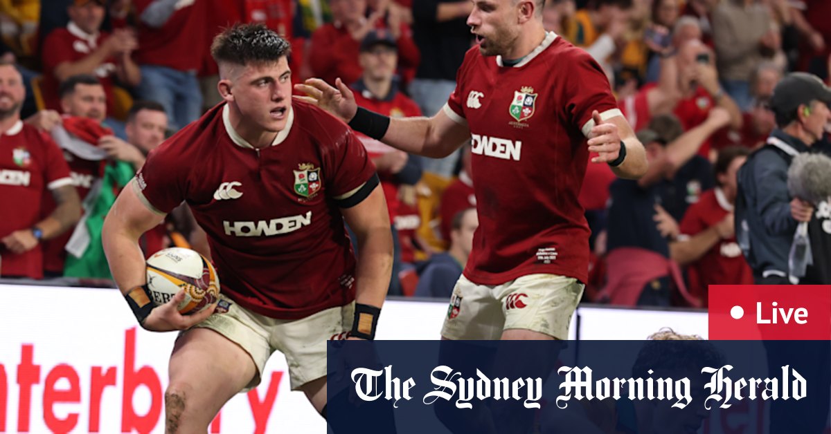 Test-Rugby LIVE: Wallabies und Lions treffen zum Auftakt der historischen ...