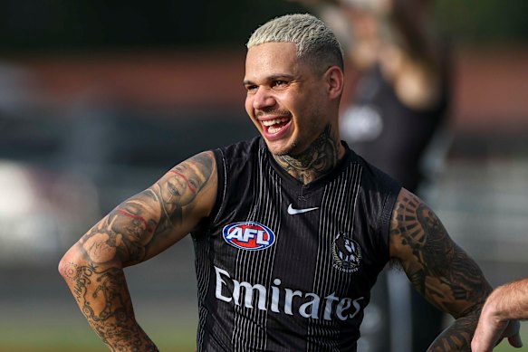 Bobby Hill returned to training with a massive smile.