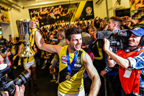 The 2017 grand final win was the start of a remarkable run for Richmond under Trent Cotchin’s leadership.