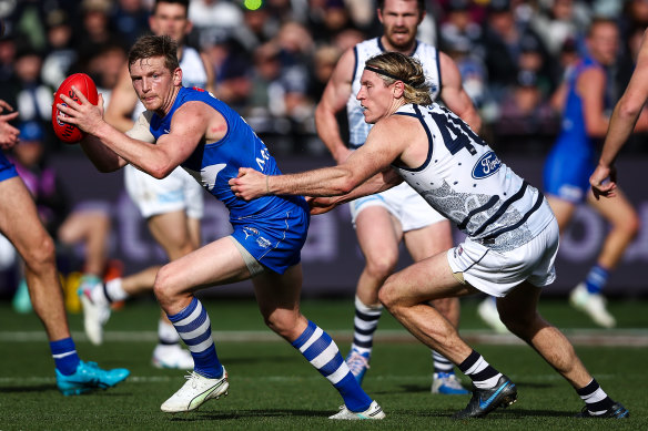 Jack Ziebell provided a strong body for North Melbourne.