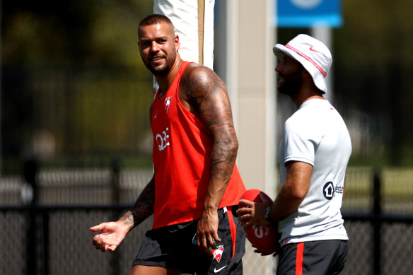 The Swans are taking a cautious approach with Lance Franklin.
