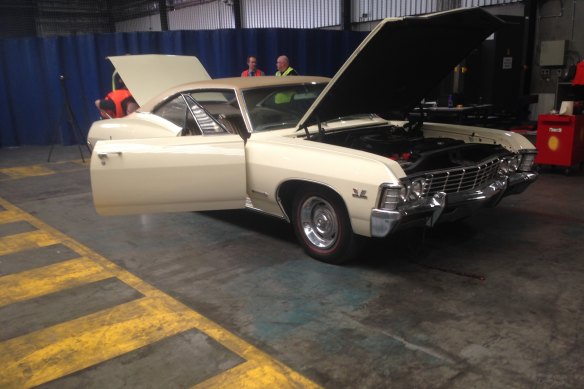 The imported Chevrolet Impala containing $20 million in ice and cocaine.