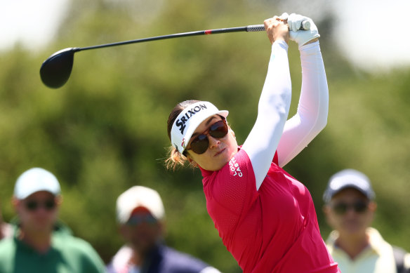 Australian golf star Hannah Green played an outstanding opening round at the women’s Open.