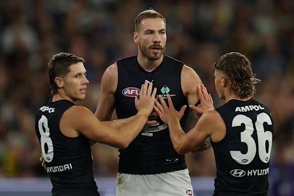 Harry McKay made his return through a VFL scratch on the weekend.