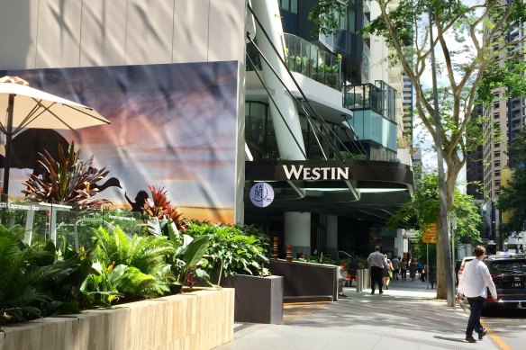 The Westin has been one of the Brisbane hotels being used for quarantine throughout the pandemic.