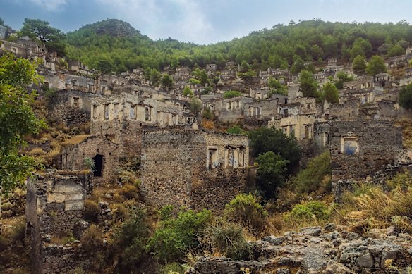 The ruined ancient Lycian city of Pinara.

