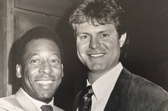 Pele and Rene Colusso met again in 1990.