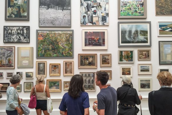 The Royal Academy of Arts’ Summer
Exhibition is billed as “the world’s most joyful art experience”.