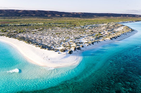 The remote and rugged Turquoise Bay and Cape Range of Western Australia.