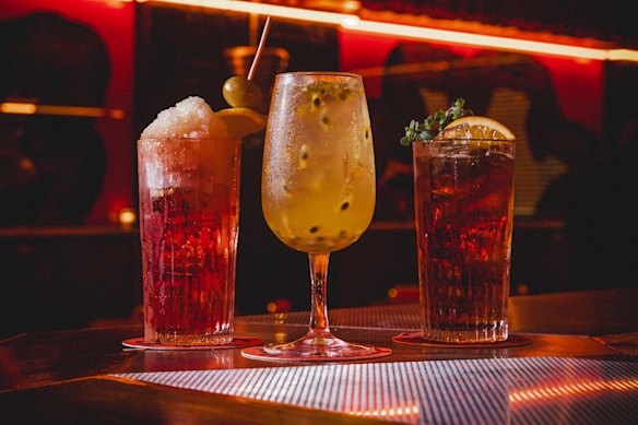 The Americana, the seasonal spritz and the Fernando.