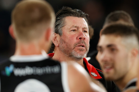 Brett Ratten could not explain why St Kilda’s pressure was so poor with a finals spot on the line.