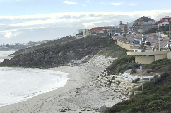 Beach erosion has lately been a pressing issue for parts of Perth.