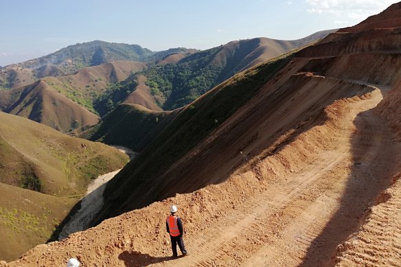 The road to riches: The access track to the Bawdwin silver mine in Shan State, Myanmar.