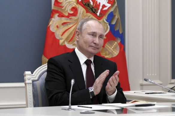 Russian President Vladimir Putin .
