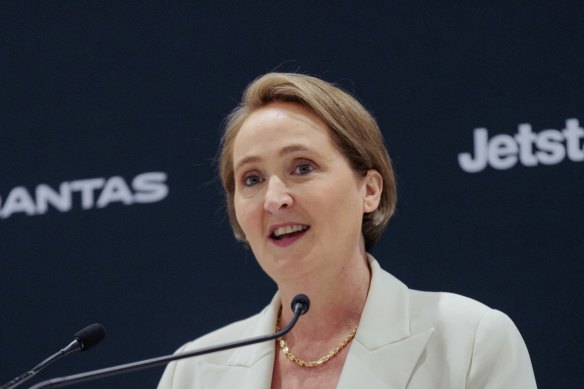 Qantas boss Vanessa Hudson.