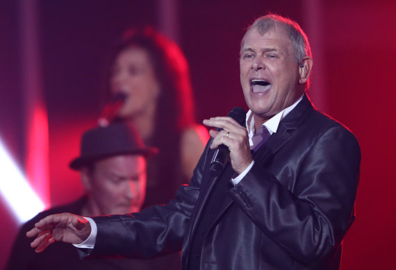 John Farnham performing in 2016.