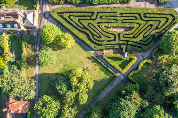Lose yourself … The maze at Hampton Court.