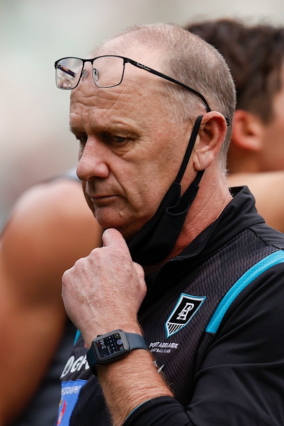 Port Adelaide coach Ken Hinkley.