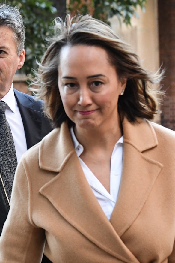Rebekah Giles at the Supreme Court.
