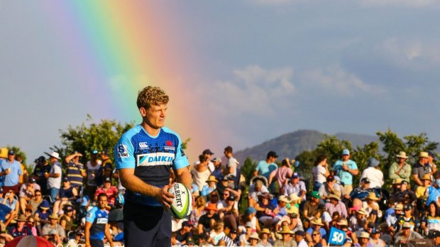Determined: Bryce Hegarty says the Waratahs are hoping for a rosy performance. 