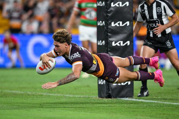 Brisbane fullback Reece Walsh brings the star power.