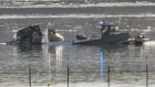 First responders on the Potomac River after the midair collision above Washington.