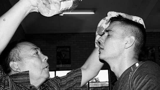 On Wednesday night, Tim Tszyu will fight Dennis “The Hurricane” Hogan.