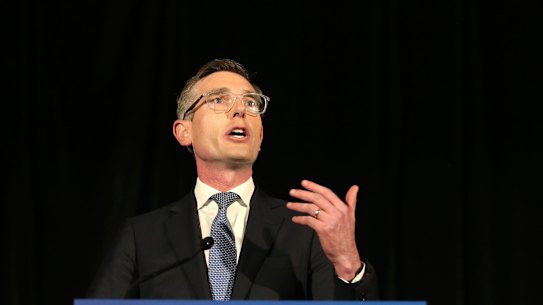 NSW Premier Dominic Perrottet calls for the Liberal party to unite at the Liberal state council on Saturday.