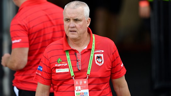 Under scrutiny: St George Illawarra coach Anthony Griffin.